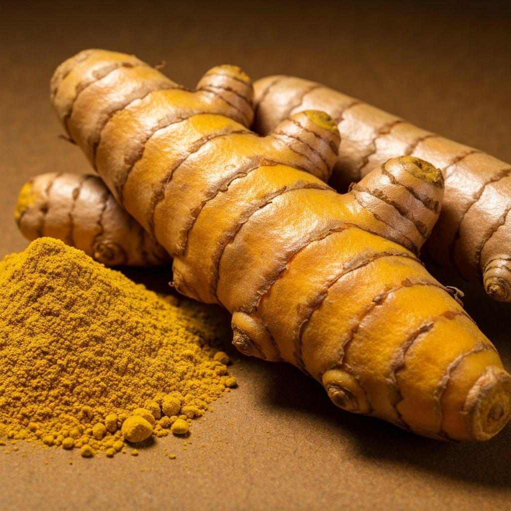 Turmeric root and curcumin research